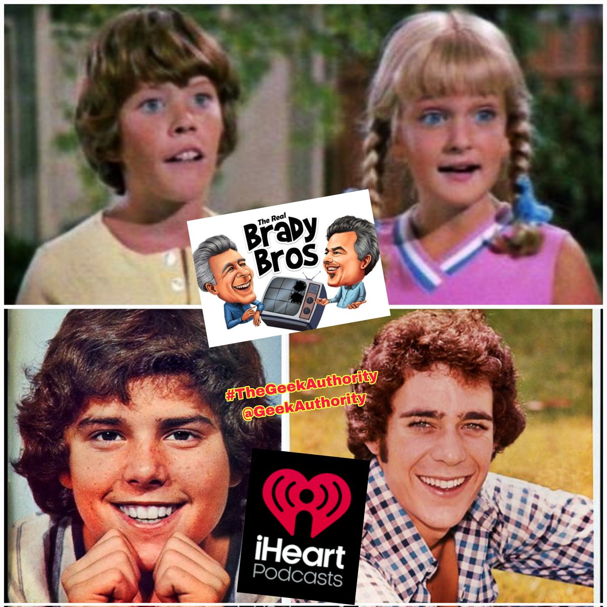 GeekAuthority's tweet image. #RealBradyBros hosts #ChrisKnight and #BarryWilliams discuss their getting their #BradyBunch jobs with #SusanOlsen and #MikeLookinland.
❤️🧡💛💚💙🩵💜
iheart.com/podcast/269-th…