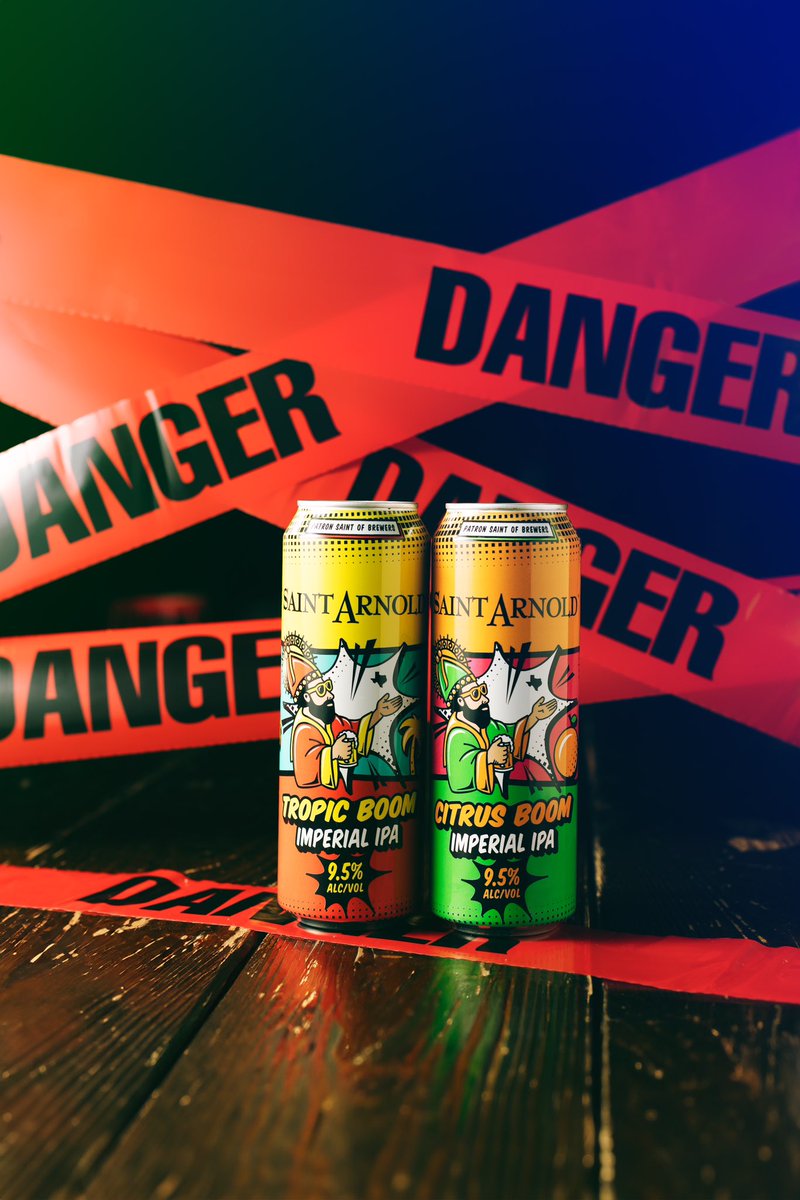 🚨 Warning: BOOM ahead! 🚨
The big brothers have arrived: Tropic Boom and Citrus Boom now in 19.2 oz tallboys.
 At 9.5% ABV, this flavor explosion hits hard. 💥 Feel the Boom… at your own risk.