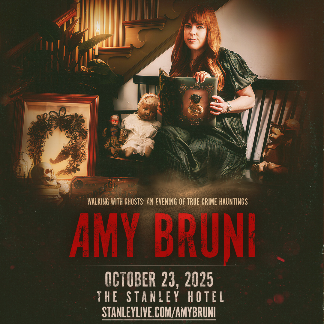 🎉Just Announced!🎉 Join <a href="/amybruni/">Amy Bruni</a> as she brings her new show Walking with Ghosts: An Evening of True Crime Hauntings to The <a href="/StanleyHotel/">Stanley Hotel</a> Concert Hall on October 23, 2025! Tickets are on sale Wednesday, April 16 at 10am!

🎟 - stanleylive.com/amybruni
