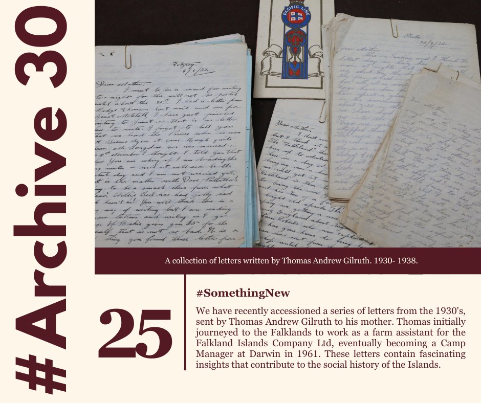 #Archive30 Day 25- #SomethingNew

<a href="/ARAScot/">ARA Scotland</a> <a href="/FalklandsGov/">Falkland Islands Gov</a>