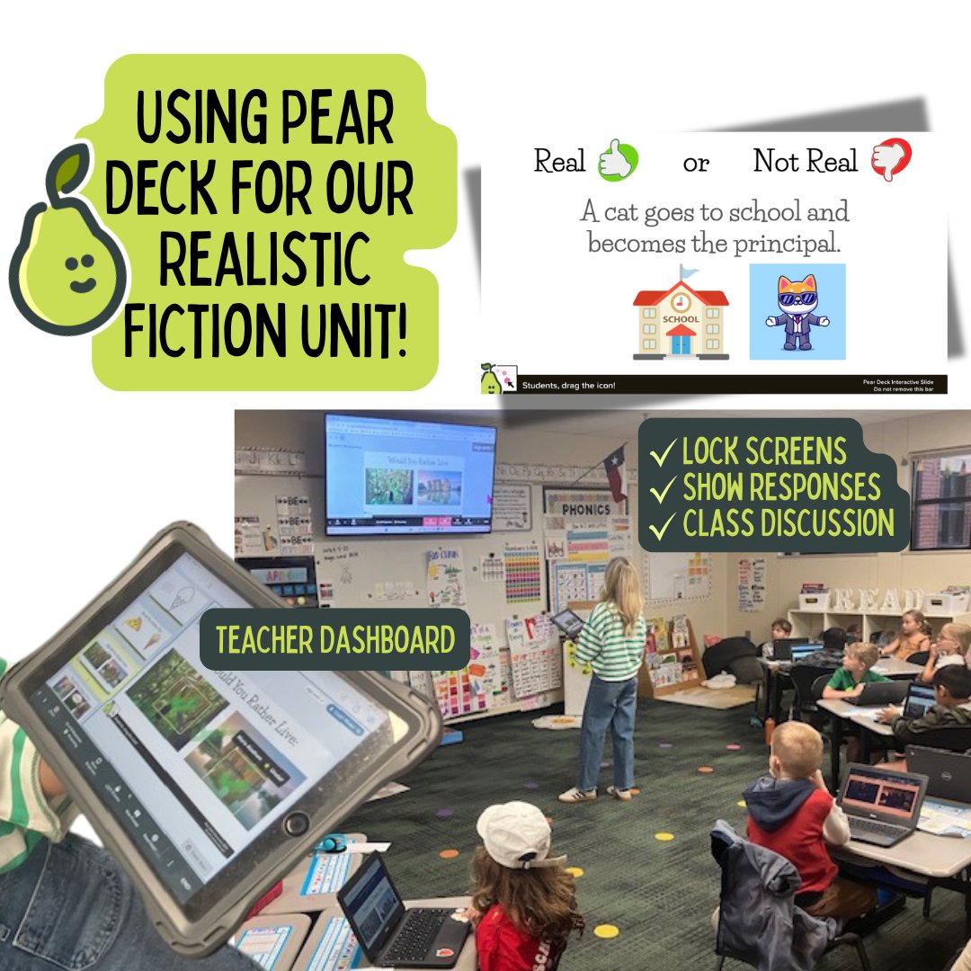πΉπ£ππ₯π₯πππͺ βπ π£π (@brit_horn_it) on Twitter photo πSHOUT OUT Mrs. Sonntag for diving into <a href="/PearDeck/">Pear Deck Learning</a> as an ENGAGING way to review realistic fictionπ
The Teacher Dashboard allowed Mrs. Sonntag to:
β
Lock Screens
β
Show Responses
β
Facilitate Class Dicscussion
β
Catch Misconceptions πSHOUT OUT Mrs. Sonntag for diving into <a href="/PearDeck/">Pear Deck Learning</a> as an ENGAGING way to review realistic fictionπ
The Teacher Dashboard allowed Mrs. Sonntag to:
β
Lock Screens
β
Show Responses
β
Facilitate Class Dicscussion
β
Catch Misconceptions