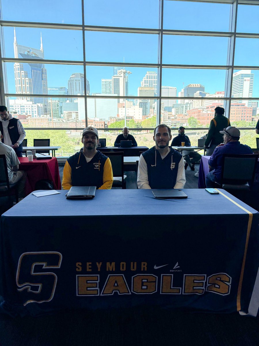 Thank you to <a href="/TFCAFootball/">TnFCA</a> for putting on this event every year! Great day to promote our student athletes at Seymour #RecruitTheEagles