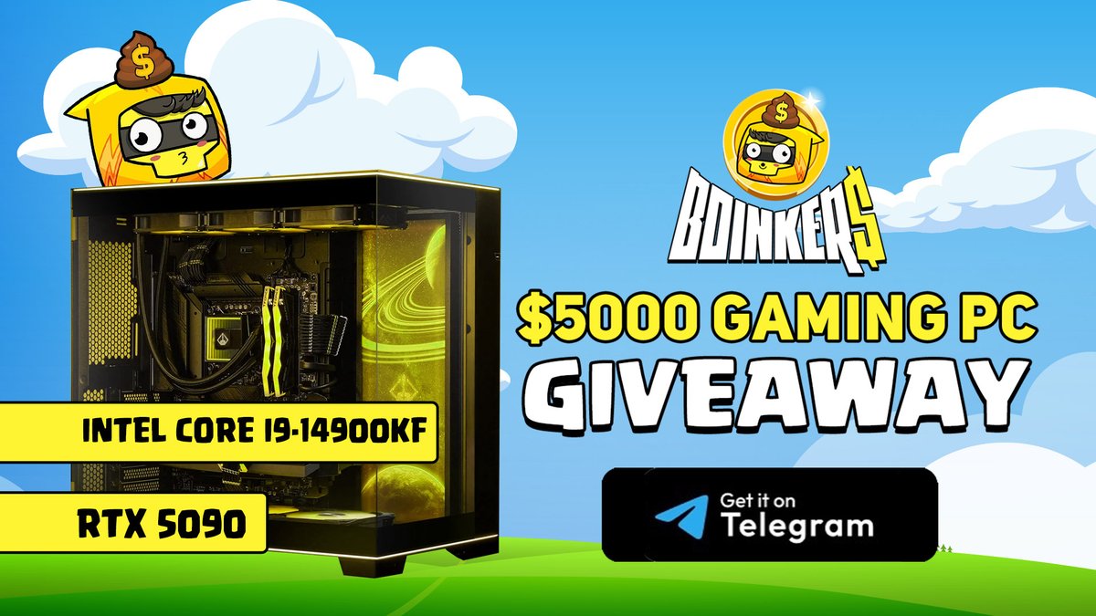 Vast (@vastgg) on Twitter photo $5,000 RTX 5090 Gaming PC Giveaway!
To enter, perform these tasks via the link below:
πRepost + Like
β
Follow <a href="/BoinkersIO/">BOINKER$ π©π</a>
Enter Here: vast.link/Boinkers $5,000 RTX 5090 Gaming PC Giveaway!
To enter, perform these tasks via the link below:
πRepost + Like
β
Follow <a href="/BoinkersIO/">BOINKER$ π©π</a>
Enter Here: vast.link/Boinkers