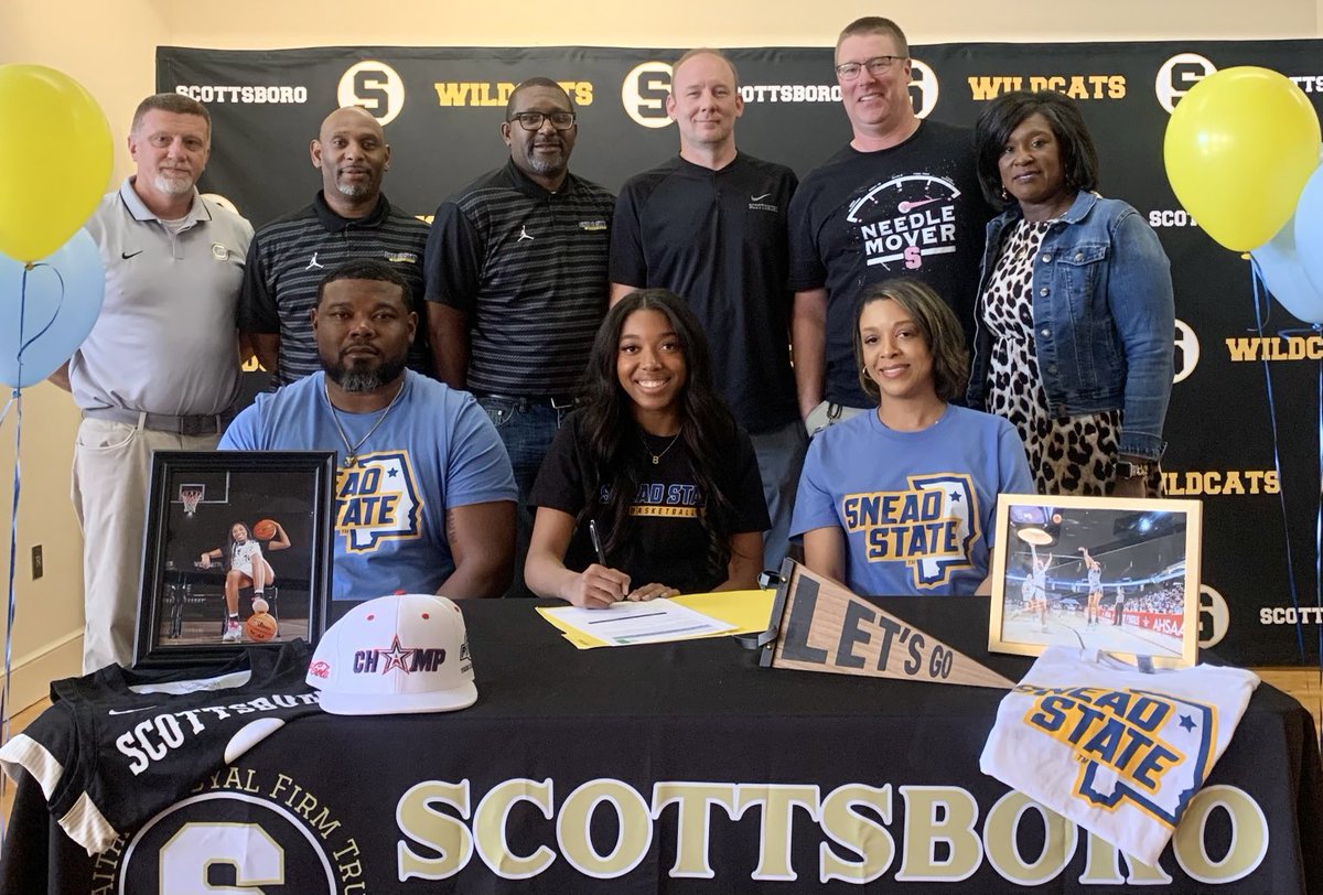 Scottsboro’s Bree Sexton signs to play college basketball at Snead State Community College.
