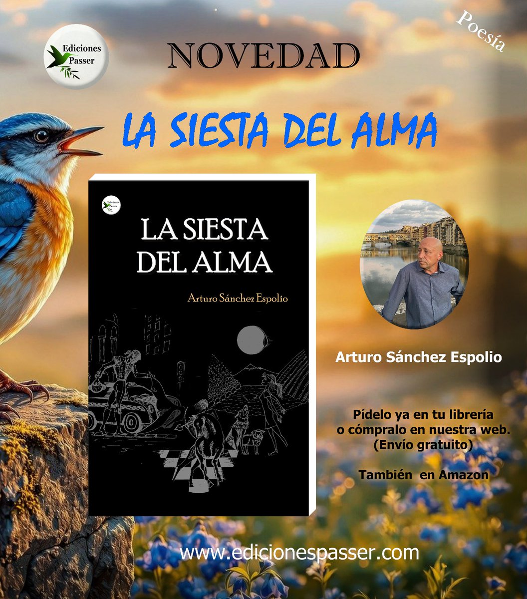 Novedad
¿Y si la poesía no estuviera solo en los libros, sino también en lo que vives cada día?
Arturo Sánchez Espolio nos invita a mirar de nuevo, a detenernos, a sentir. Versos íntimos que susurran belleza en lo cotidiano.
Descúbrelo. Siéntelo.
#NuevoLibro #PoesíaContemporánea