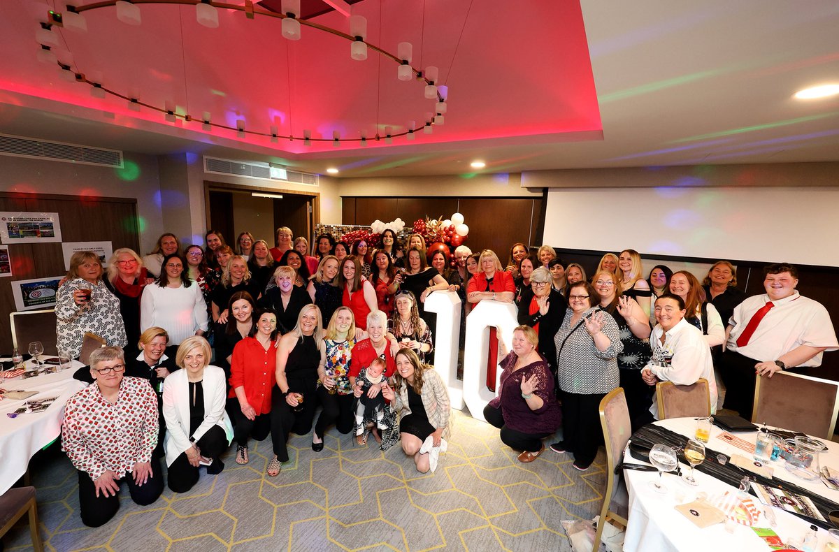 On Friday, we had our 10th Anniv. Evening (actual day is tom) &amp; we marked the occasion by celebrating all the things that have happened in the last 10 yrs. of getting “older” women involved in Women’s Rec. Football. ⚽️

Thank you <a href="/PJHarteLtd/">PJHarteLtd</a> &amp; <a href="/SW_Bruce/">SW Bruce</a> for the sponsorship. ❤️