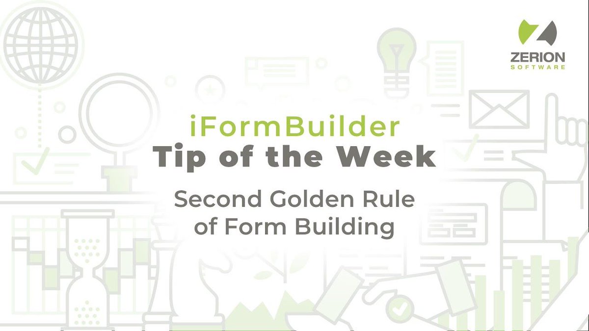 zerionsoftware's tweet photo. Golden Rule #2 of Form Building: Never change the element type or encryption status on a live form. It might seem like a small tweak, but it can lead to permanent data loss.
Watch now on how to safely modify your forms. https://t.co/opOuwWHpXS #formbuilding #tipoftheweek https://t.co/J4WaJBcntG