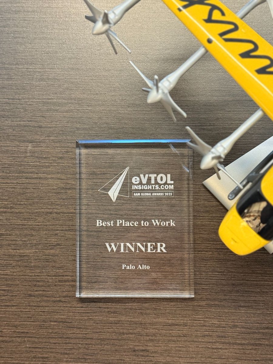 Wisk (@wiskaero) on Twitter photo Wisk won 'Best Place to Work' by <a href="/eVTOLInsights/">eVTOL Insights</a>! 🎉 Our culture is rooted in safety, dedication, teamwork, integrity, and hands-on learning, and we're driven by our mission to bring safe everyday flight to everyone.
🔗 bit.ly/4jrOObw
#eVTOLInsights #AAM Wisk won 'Best Place to Work' by <a href="/eVTOLInsights/">eVTOL Insights</a>! 🎉 Our culture is rooted in safety, dedication, teamwork, integrity, and hands-on learning, and we're driven by our mission to bring safe everyday flight to everyone.
🔗 bit.ly/4jrOObw
#eVTOLInsights #AAM