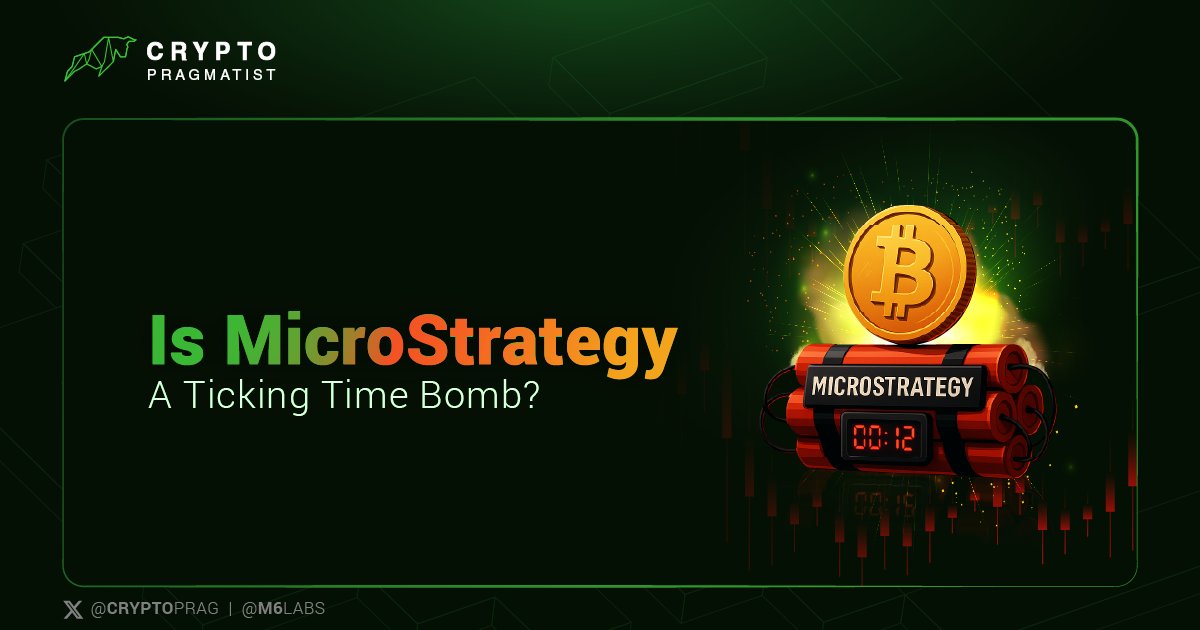 cryptoprag's tweet image. With 528,185 $BTC on its books, @MicroStrategy holds 2.5% of all Bitcoin.

But in Q1 2025:

– $5.91B unrealized losses
– $181M+ in cash obligations
– 10% STRF dividend raising LTCM fears

Genius conviction play. Or ticking time bomb?

cryptopragmatist.com/p/is-microstra…