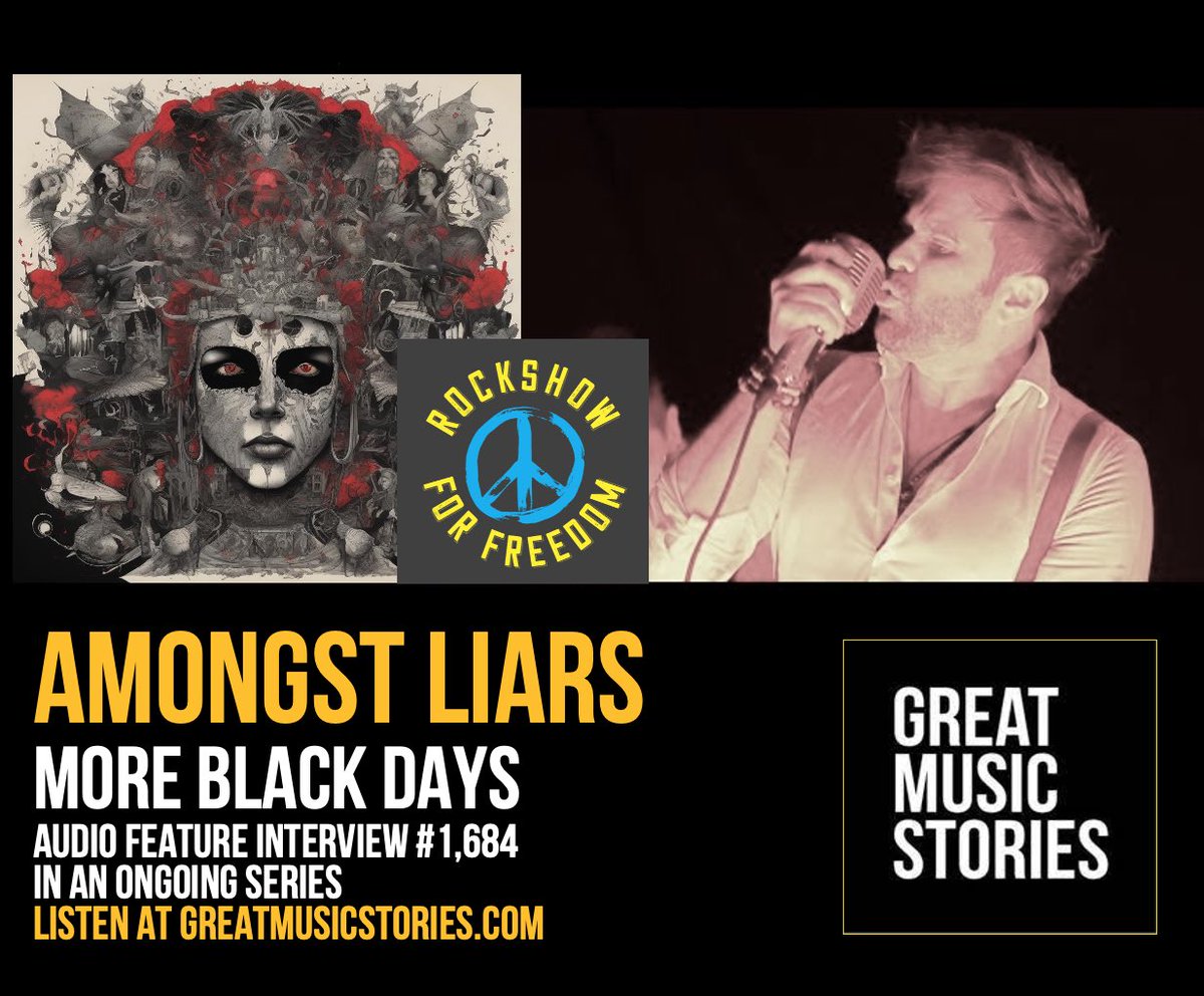 Guy B (@guyb_rockshow) on Twitter photo AMONGST LIARS
New audio interview with Ian from <a href="/amongstliars/">Amongst Liars</a> just added to the GMS site: Talking year ahead, next album and the Rockshows for Freedom, three years on. Listen here greatmusicstories.com/2025/04/15/amo… 😎☮️ AMONGST LIARS
New audio interview with Ian from <a href="/amongstliars/">Amongst Liars</a> just added to the GMS site: Talking year ahead, next album and the Rockshows for Freedom, three years on. Listen here greatmusicstories.com/2025/04/15/amo… 😎☮️