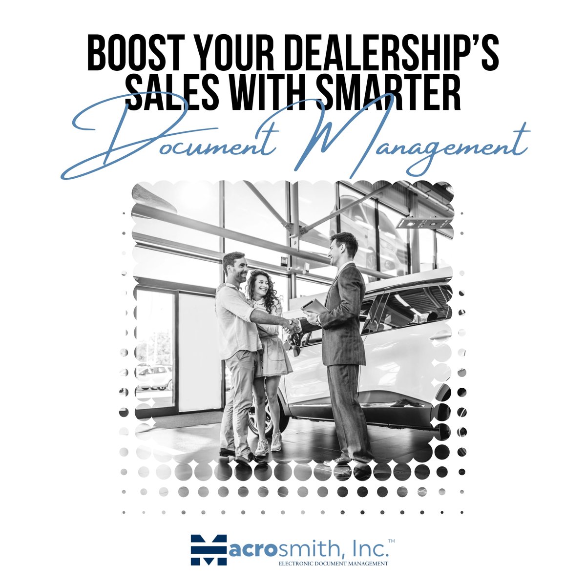 macrosmith_'s tweet image. Efficiency isn’t just about saving time—it’s about maximizing profits! Macrosmith’s document management system helps dealerships:

📈 Streamline operations for faster deals
-
🌐 macrosmith.com

#dealershipsolutions #documentmanagement #salesgrowth #customerservice
