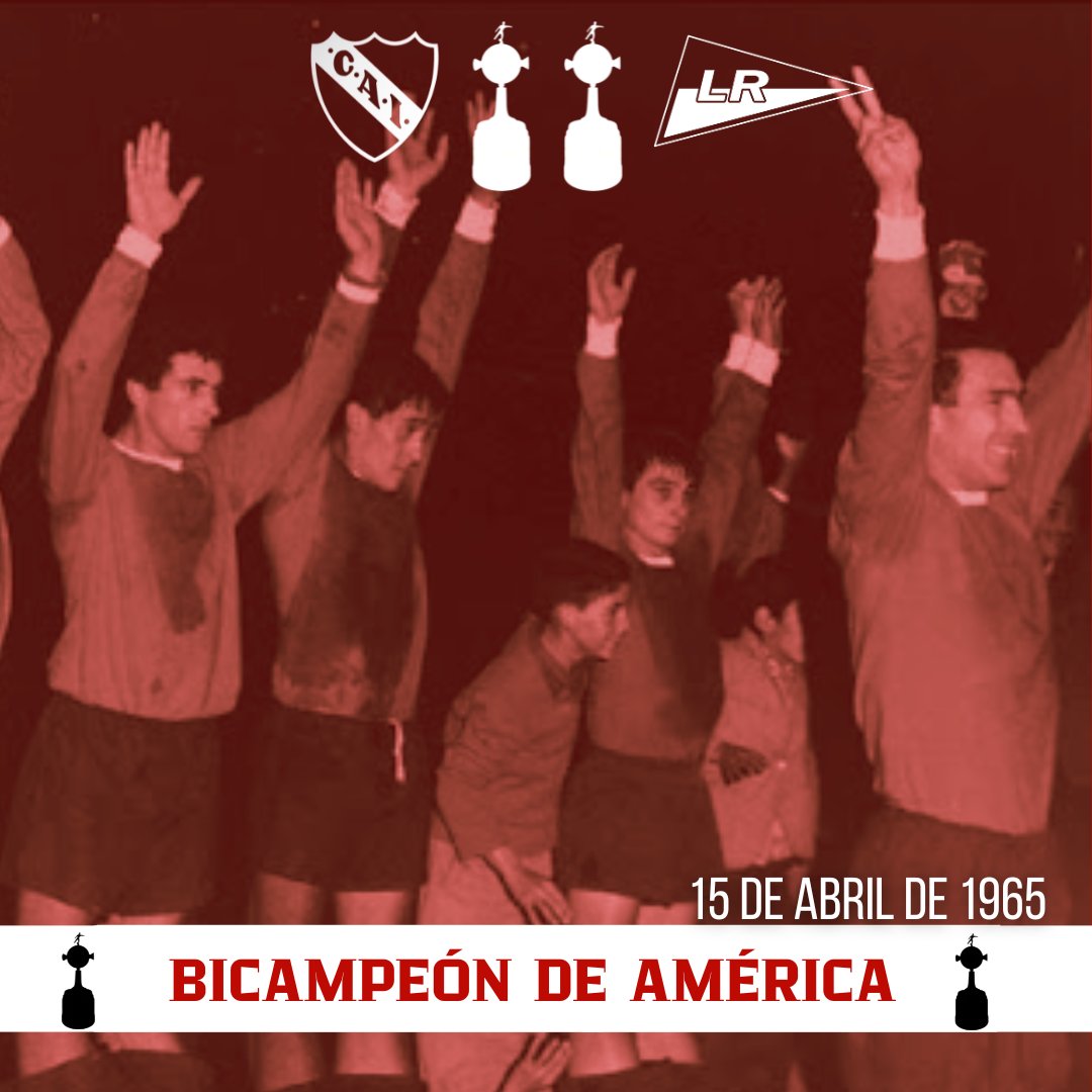 listarojacai's tweet image. 🚩 Hace 60 años #Independiente conquistaba, tras ganarle en tercer partido por 4 a 1 a Peñarol de Uruguay, su segunda #CopaLibertadores 🏆 El #ReydeCopas escribía su Historia grande, bajo gestión #ListaRoja 🔱