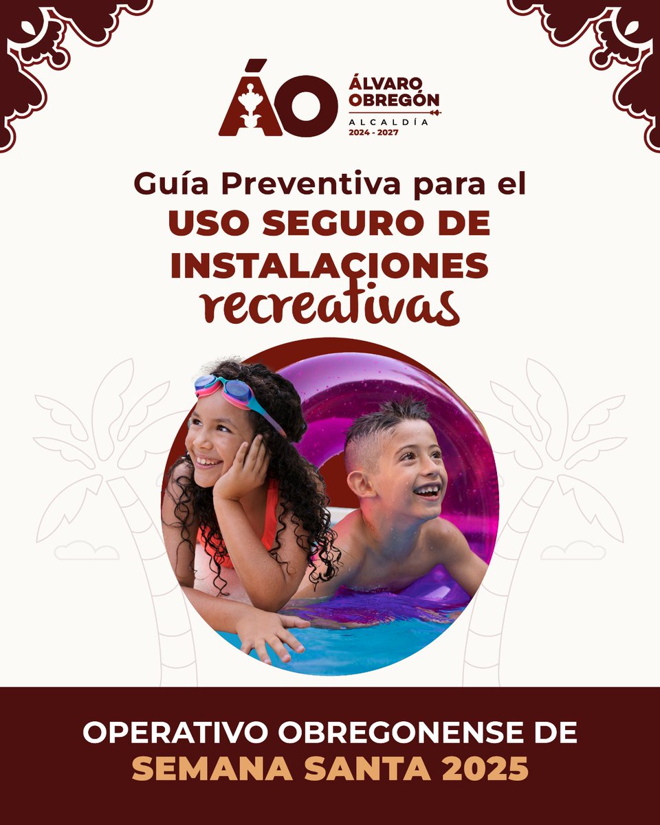 AlcaldiaAO's tweet photo. 🏀🌊¡Cuida tu bienestar y el de tu comunidad!

Comparte esta Guía Preventiva para el uso seguro de canchas, áreas deportivas al aire libre, albercas y espacios acuáticos en esta Semana Santa.
#AlcaldíaModelo https://t.co/Lb18Nh3ACT