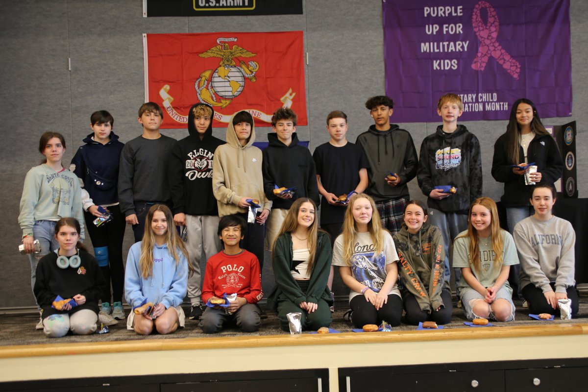 We were so excited to recognize all of our Military Children today! The Month of the Military Child is an amazing opportunity to recognize the resilience, strength, and sacrifices of children in military families.  We are so lucky to have these  Wolves as part of our MMS family!