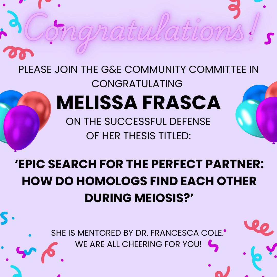 Genetics&Epigenetics (@utgsbsgne) on Twitter photo Congratulations Dr. Frasca <a href="/MelissaFrasca/">Melissa Frasca</a> and Dr. Cole! <a href="/MDA_UTHGrad/">MD Anderson-UTH Grad</a> <a href="/MDAndersonNews/">MD Anderson Cancer Center</a> #PhDthesisdefense #weareGSBS Congratulations Dr. Frasca <a href="/MelissaFrasca/">Melissa Frasca</a> and Dr. Cole! <a href="/MDA_UTHGrad/">MD Anderson-UTH Grad</a> <a href="/MDAndersonNews/">MD Anderson Cancer Center</a> #PhDthesisdefense #weareGSBS