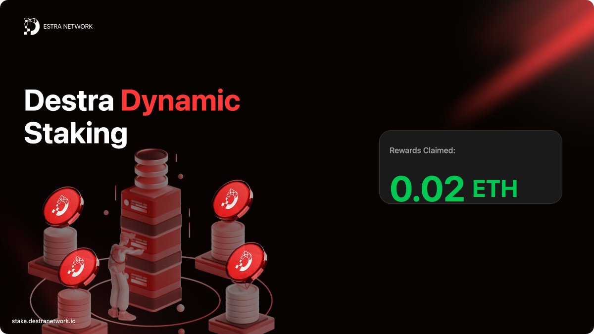 LiamDai_'s tweet photo. I just claimed 0.02 ETH from Destra Network Dynamic Staking. Join the staking program and earn rewards. @DestraNetwork $DSync #DynamicStaking #Rewards 0xac0fB2... https://t.co/VIWGK74I8B