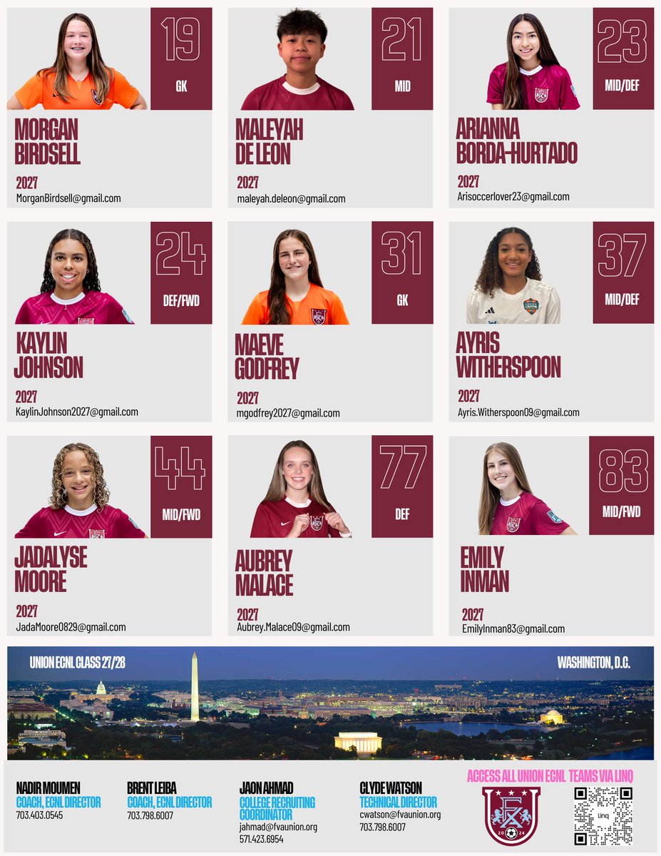 Looking forward to seeing this amazing group of 27/28s showcase in #ECNLNC and Nationals #ECNLSD #LeaderPlayHere <a href="/ImYouthSoccer/">ECNL/GA/Recruiting/College Soccer</a> <a href="/ECNLgirls/">ECNL Girls</a> <a href="/ECNLMidNorth/">ECNL Mid Atlantic & North Atlantic</a> <a href="/ecnl09/">Union 09 ECNL</a> <a href="/ffxvaunion/">Fairfax VA Union ECNL</a>