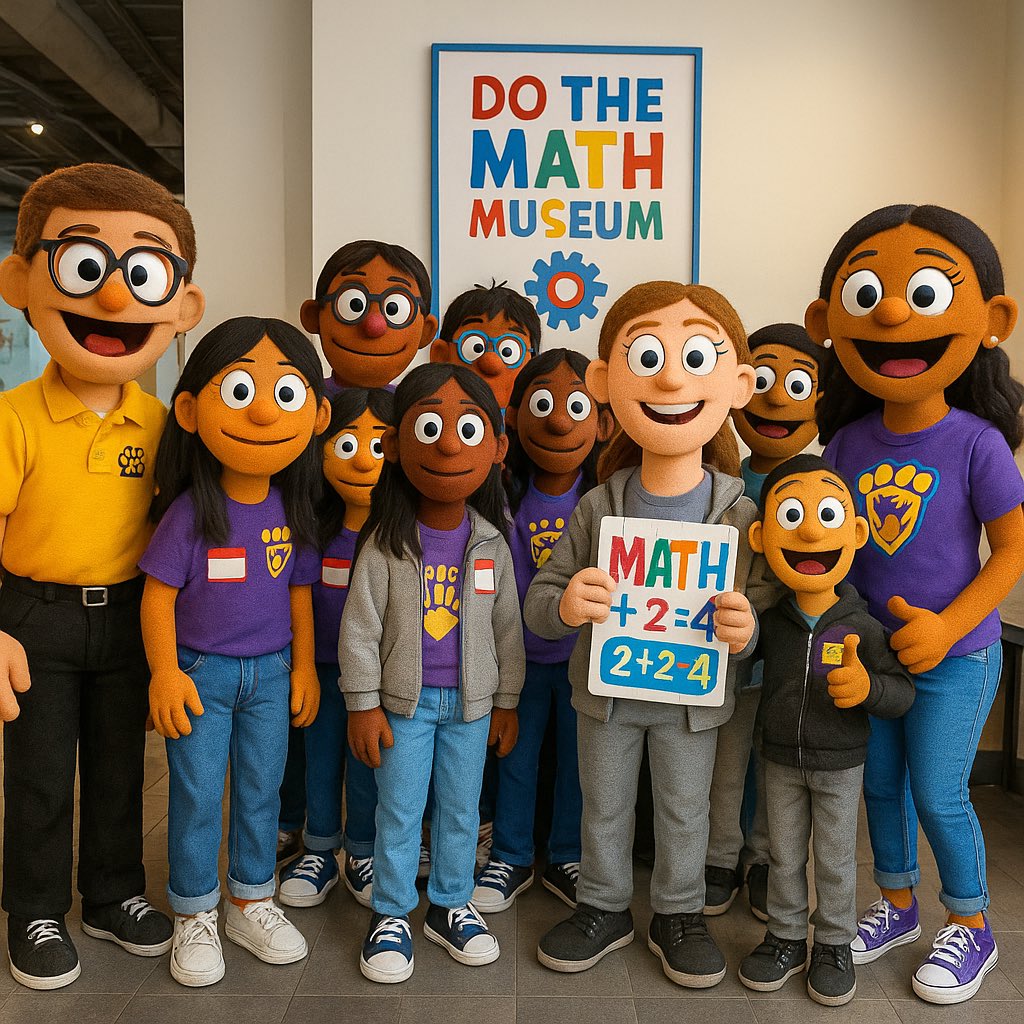 Mz_Math_Matters's tweet image. Took my brilliant bunch to the Math Museum — and we came back animated! @MoMath1 @RPCS369 
📚✨🧠🚌🎭🧩