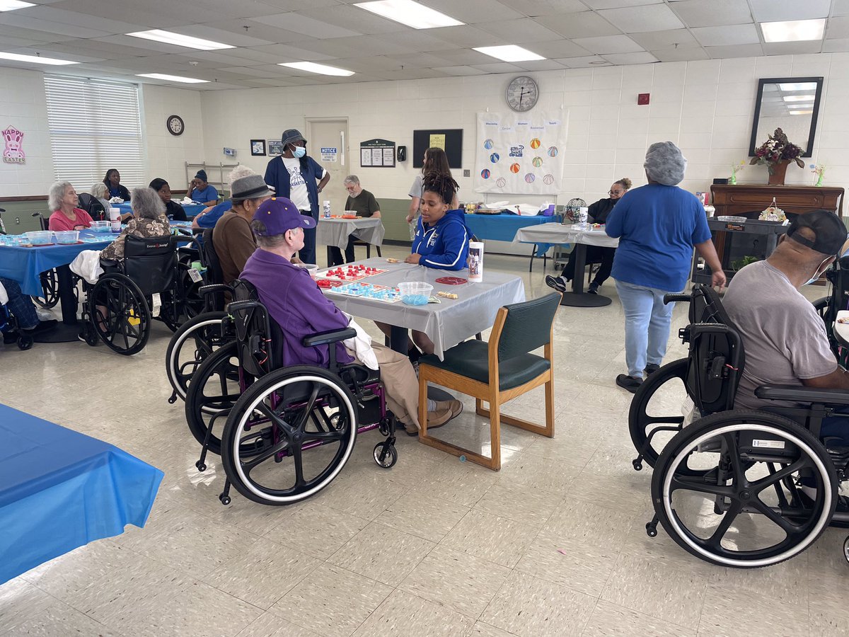 Enjoyed spending our afternoon playing bingo &amp; sharing snacks with our friends at Pine Crest Guest Home. <a href="/colinathletics/">Co-Lin Athletics</a>
