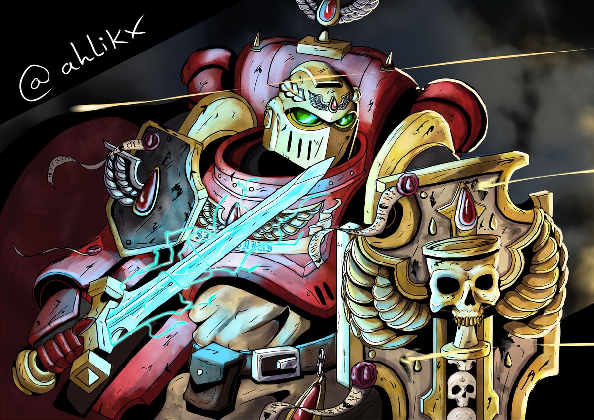 ahlikx's tweet photo. "Treat them with honour, my Brothers. Not because they will bring us victory this day, but because their fate will one day be ours."

Warhammer 40K Blood Angels Fanart

#warhammer40k #fanart #artmoots https://t.co/NQnFr5uZ4i