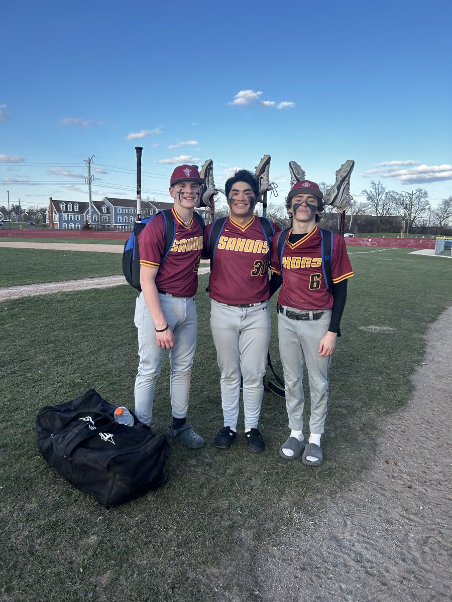 Schaumburg Seminoles (@noles_baseball) on Twitter photo Seminoles Anthony Trybus, Tim Ahn, and Luke Gangler lead the Saxons Frosh/Soph Team to a 7-3 win over Barrington on Monday. The Schaumburg Saxons have won 10 in a row.
@A_Trybus 3-4 3 RBI
Tim Ahn 3-4 RBI
Luke Gangler 2-4 2B
#SchaumburgSeminoles15U <a href="/ProspectWire/">Prospect Wire</a> Seminoles Anthony Trybus, Tim Ahn, and Luke Gangler lead the Saxons Frosh/Soph Team to a 7-3 win over Barrington on Monday. The Schaumburg Saxons have won 10 in a row.
@A_Trybus 3-4 3 RBI
Tim Ahn 3-4 RBI
Luke Gangler 2-4 2B
#SchaumburgSeminoles15U <a href="/ProspectWire/">Prospect Wire</a>