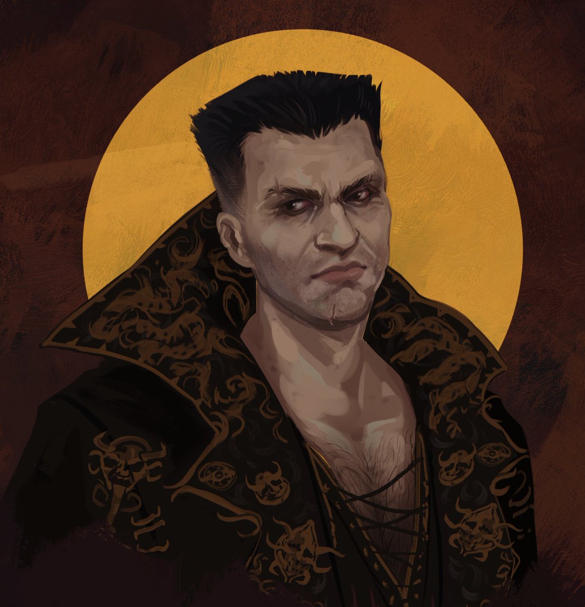 Bart Simpson looking ass Gortash from the new Larian short   

#bg3 #envergortash #gortash