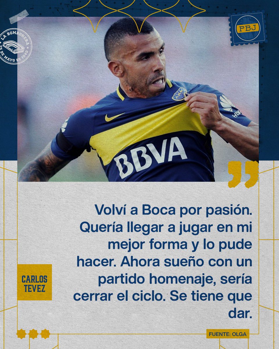 PlanetaBoca's tweet photo. Qué ganas de volver a verte en el Templo, Carlitos 🥹 https://t.co/mpLet901hf