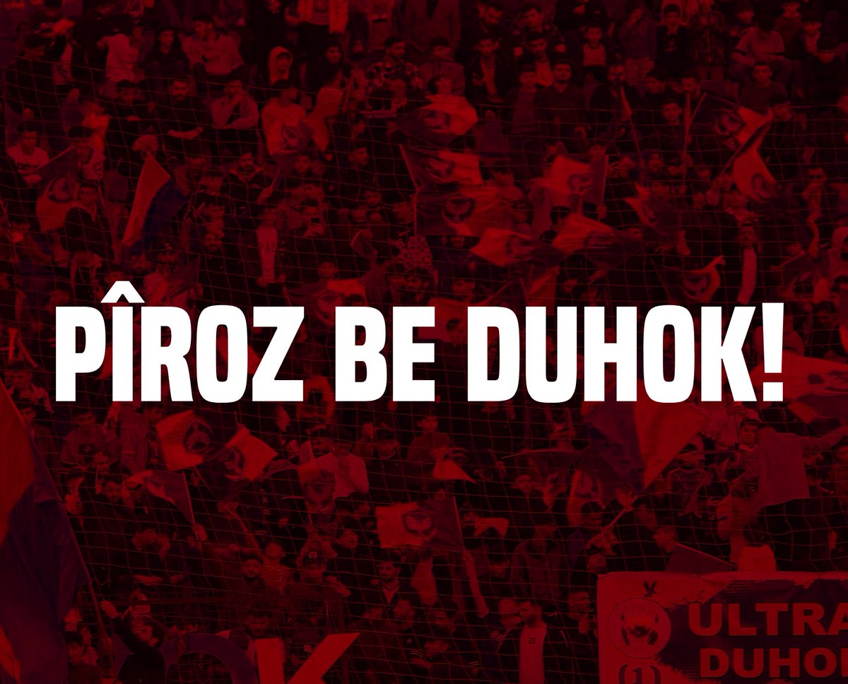 Em bi dil û can tîmê xwe ya Duhokê ji bo serkeftina wan a bi heybet di fînala Lîga Şampiyonan a Kendava Asyayê de pîroz dikin!

Em serbilind in!