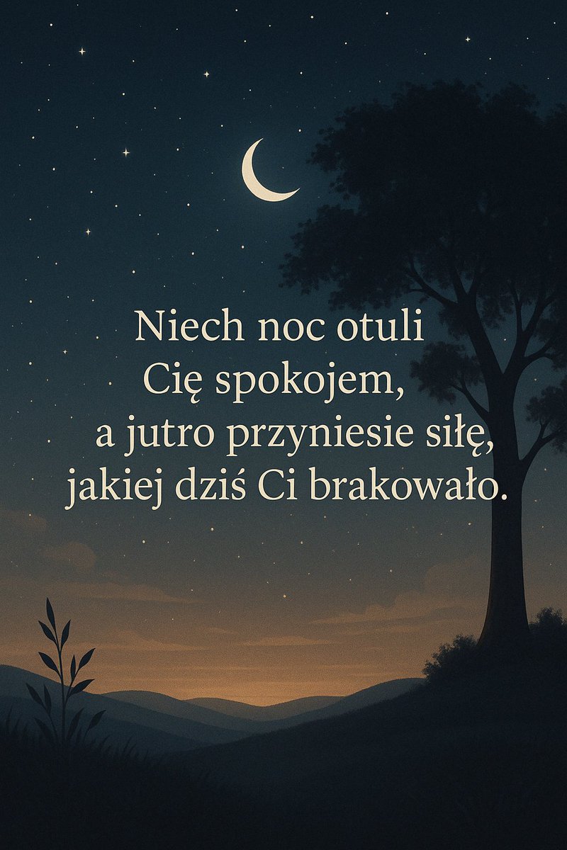 DrogaBezOgrani's tweet photo. Dobranoc Dobra Duszo. Zasługujesz na odpoczynek. Jutro wrócisz silniejsza

#DrogaBezOgraniczeń
#myśliNaNoc #siłazciszy #nocnyspokój https://t.co/2sMeXJ7aOI
