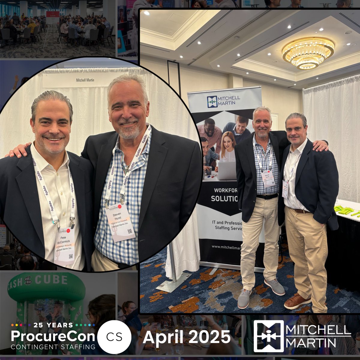 MMIstaffing's tweet image. Steve Hurst and Pete McCormick represented MMI at Procurecon CS 2025 networking with procurement leaders. 
#ProcureCon #ProcureConCS