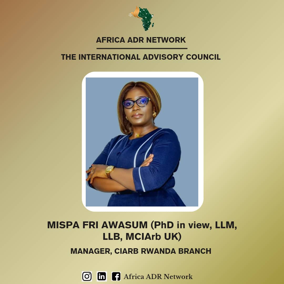 I am humbled and elated to be one of the Pioneers to this 🙏 vision committed to drive young ADR Practitioners Competence with the highest ethical and professional standards 👏 👌.
<a href="/akin_adesina/">Dr. Akinwumi A. Adesina, CON, CGH</a> <a href="/ChrisFomunyoh/">Dr. Christopher Fomunyoh</a>
<a href="/AfricanArbAssoc/">African Arbitration Association</a> <a href="/NCIA_KE/">Nairobi Centre for International Arbitration</a>
<a href="/CIArbRwanda/">CIArb Rwanda Branch</a>
#Education #ADR #Africa