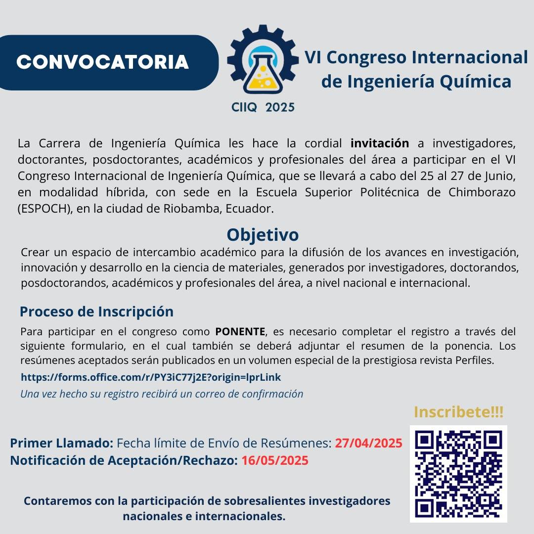 Ingeniería Química ESPOCH tweet media