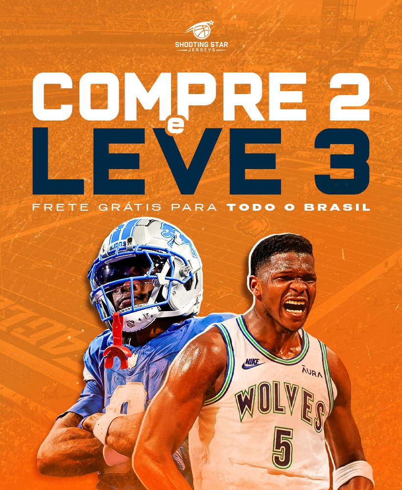 Shootingjerseys's tweet image. PASSANDO PARA LEMBRAR QUE ESTAMOS NOS ULTIMOS DIAS DA PROMOÇÃO COMPRE 2 E LEVE 3! 

Então clique no link abaixo e garanta ja as suas jerseys!

shootingstarjersey.com