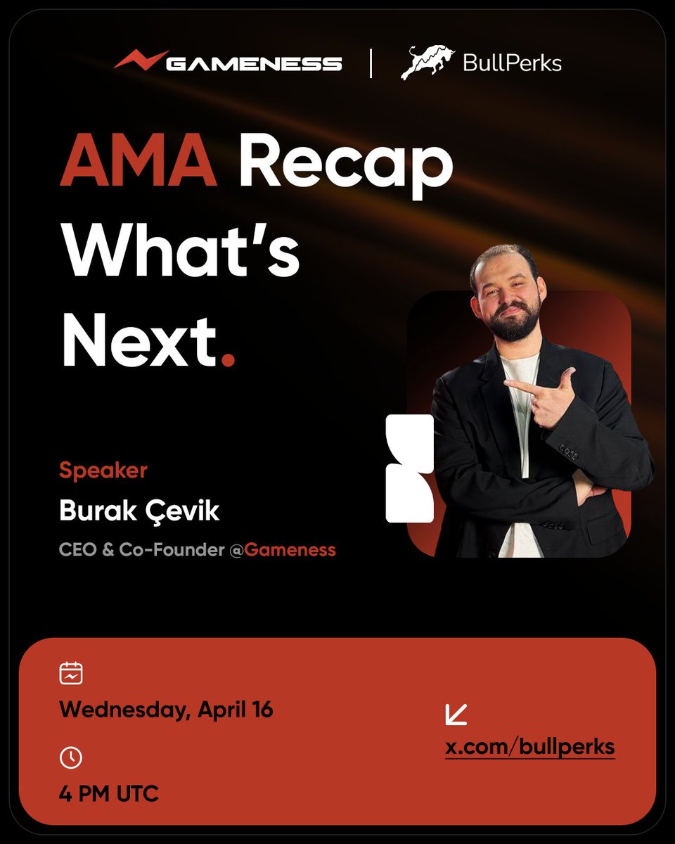 GM! GM!

We’re kicking off an exciting AMA series leading up to the TGE, and the first one will be with BullPerks!🐂

If you have any questions in mind, feel free to drop them under <a href="/bullperks/">BullPerks</a>' AMA post.🤘🏻

See you there!