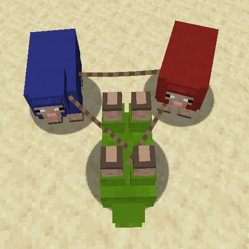 new minecraft snapshot lets you chain leashed mobs

behold: the proton