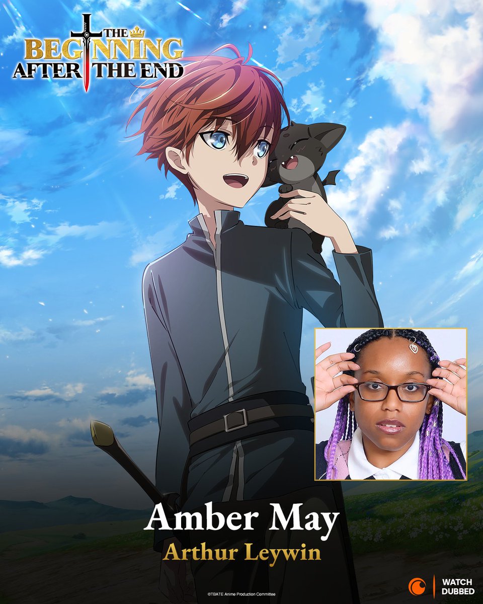 Crunchyroll (@crunchyroll) on Twitter photo The English dub of The Beginning After the End begins tomorrow! 🔥
Arthur - <a href="/AmberFoxyVox/">Amber May🎙️ -IS ON BlueSky</a>
✨ CAST & CREW: got.cr/TBATEDub The English dub of The Beginning After the End begins tomorrow! 🔥
Arthur - <a href="/AmberFoxyVox/">Amber May🎙️ -IS ON BlueSky</a>
✨ CAST & CREW: got.cr/TBATEDub