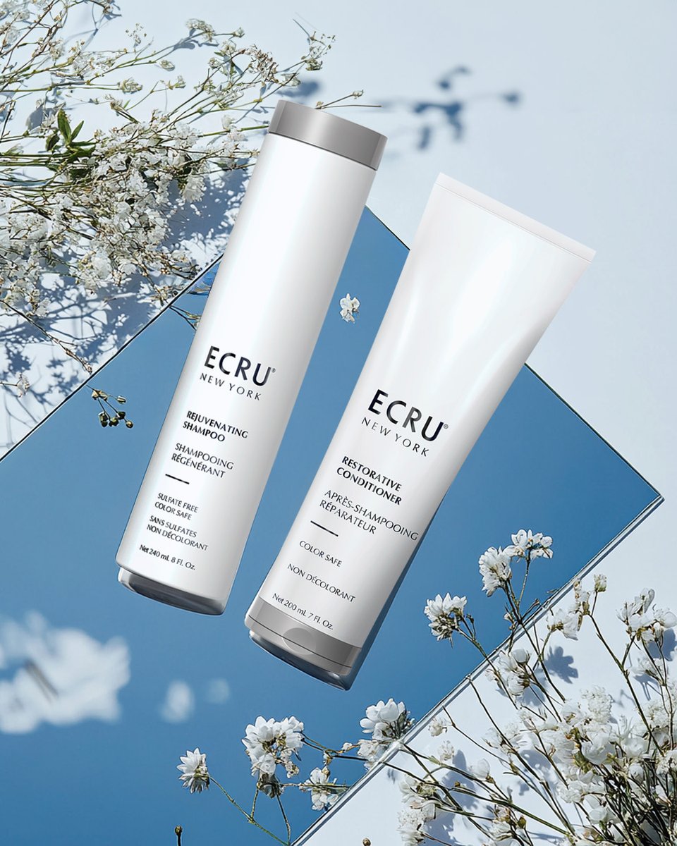 ECRUNewYork's tweet image. Spring into healthy hair! 🌸 Rejuvenate, restore, and revive with Rejuvenating Shampoo + Restorative Conditioner. 🌿Infused with Resurrection Sap. Shop Now at ecrunewyork.com/shop
#hairrepair #healthyhair #shampoo #conditioner #ecrunewyork