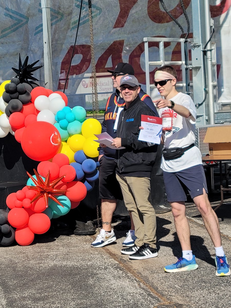OU Oncology Science (@oncologyscience) on Twitter photo Powerful weekend at the <a href="/StephensonCC/">OU Health Stephenson Cancer Center</a> Outpace Cancer Race! 🏃♂️
Drew LaBreck (<a href="/SinghLab_OUHSC/">Pankaj Singh Lab</a>) crushed the 10K, placing 2nd in his age group! 🥈💪
<a href="/tjjanetjrod/">TJ Janet & Jrod</a> kept the energy up as they presented our winners!
🔗 outpacecancer.com
#FightCancer #CancerResearch #OutpaceCancer Powerful weekend at the <a href="/StephensonCC/">OU Health Stephenson Cancer Center</a> Outpace Cancer Race! 🏃♂️
Drew LaBreck (<a href="/SinghLab_OUHSC/">Pankaj Singh Lab</a>) crushed the 10K, placing 2nd in his age group! 🥈💪
<a href="/tjjanetjrod/">TJ Janet & Jrod</a> kept the energy up as they presented our winners!
🔗 outpacecancer.com
#FightCancer #CancerResearch #OutpaceCancer