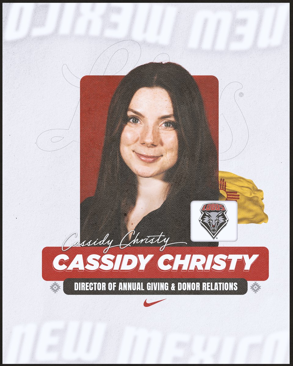 Join us in congratulating Cassidy Christy on her new role as Director of Annual Giving &amp; Donor Relations!👏

We’re so proud of her and grateful to have such a driven professional on our team! We can’t wait to see what she accomplishes in this new role!👏

#GoLobos
