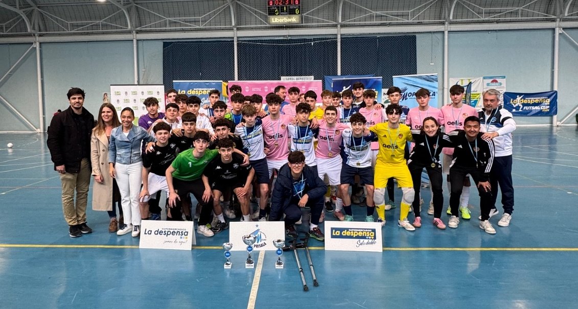 🏆 La Despensa Futsal Cup  2025 ⚽️
▶️ Cuadro de honor categoría CADETE
🥇 Moprisala
🥈 Eixample
🥉 Guadalajara
🏅 Mostoles
La Copa de los mayores se queda en casa 🤩
Gracias a todos por participar 👏🏻
Os esperamos a todos en 2026 🔜