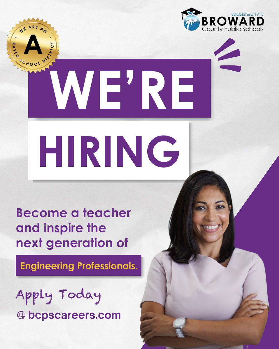 Join IGNITE Your Teaching Career sessions to learn about Benefits &amp; Salary, Certification Pathways &amp; Support &amp; Resources.  3rd Tues of every month | 5PM Virtual (details upon registration) 👉bcpscareers.com  Industry experience &amp; authorization to work in the U.S. required