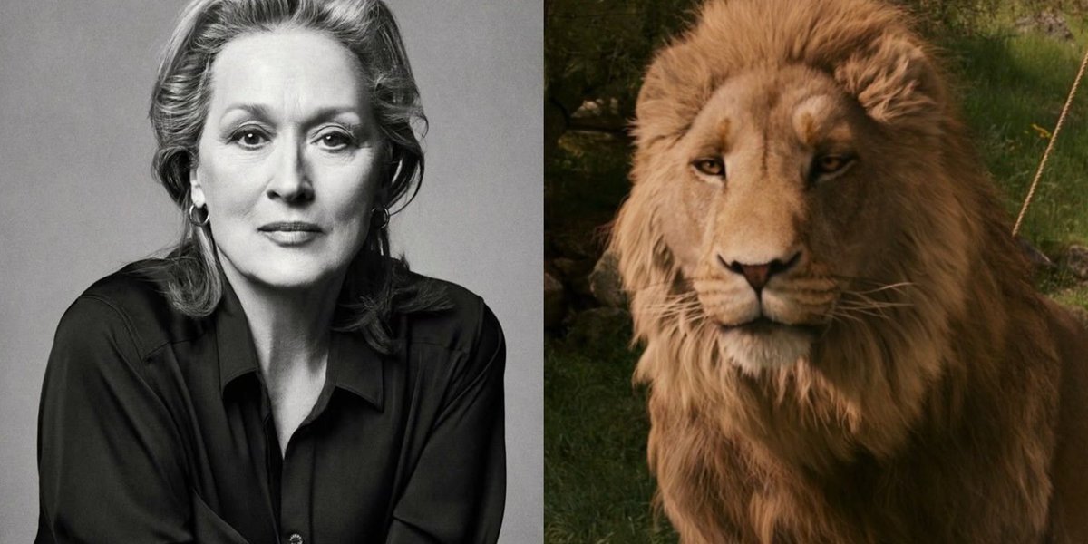 PlanetaNarnia's tweet photo. Rumour has it that #MerylStreep will be Aslan’s voice.
@Netflix we don’t want a female voice for Aslan.
We want you to respect The Chronicles of Narnia.

#AslanRoar https://t.co/XlQ8ikGHjz