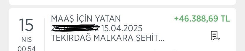 sdfnrmrc's tweet photo. @Abdullaahbirisi @solcugazete60 Bayılıyorsunuz element uydurmaya. 8 yıllık öğretmenim. Bugün yatan maaşım: https://t.co/V7FRDS8xlF