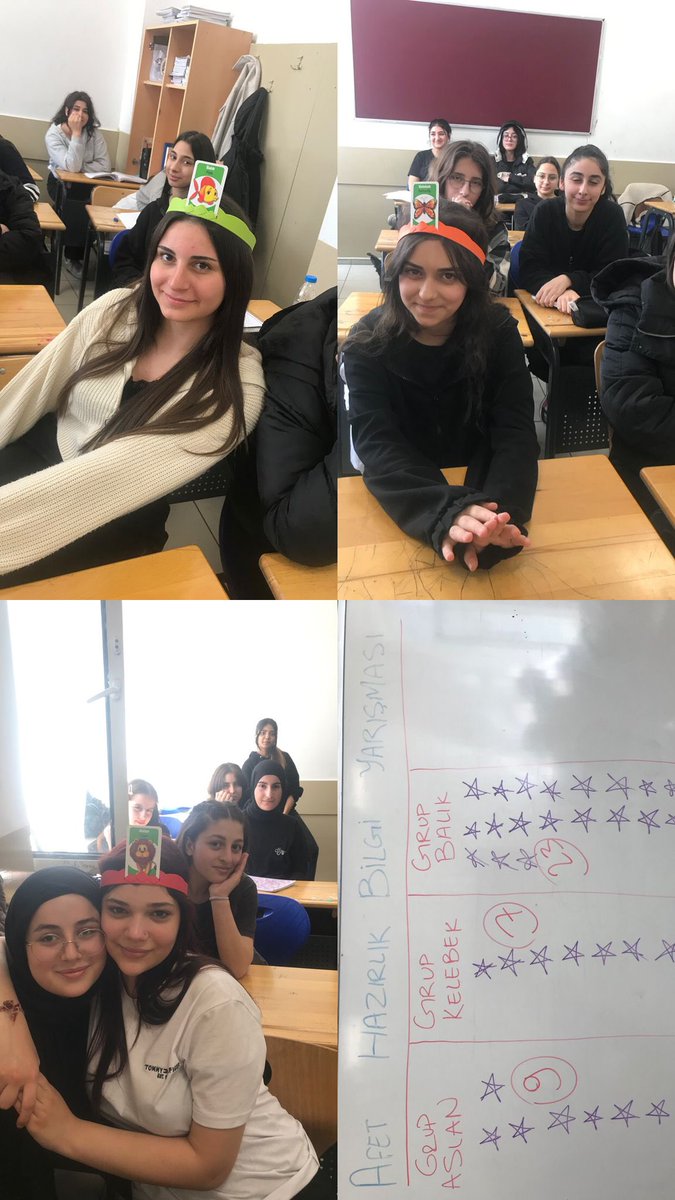 Bu hafta tüm sınıflarımızda Afet bilinci konulu sorularla yarışmalar düzenlendi. Yarışmalar öğretmenlerimiz tarafından eğlenceli hale getirildi, çünkü amacımız bilgi ölçmek değil, farkındalık oluşturmaktı...