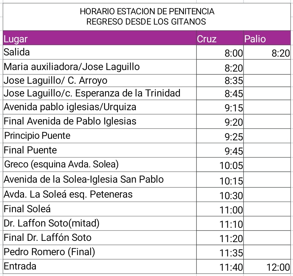 Consejo HH y CC Sevilla (@elconsejosev) on Twitter photo #InfoOficial | Este es el recorrido que efectuará la <a href="/hdad_sanpablo/">Hermandad San Pablo</a> para su regreso a la Parroquia de San Ignacio de Loyola en la mañana de este #MiércolesSanto.
📍 Desde las 08:00 a 12:00 horas
#SSantaSevilla25 #InfoOficial | Este es el recorrido que efectuará la <a href="/hdad_sanpablo/">Hermandad San Pablo</a> para su regreso a la Parroquia de San Ignacio de Loyola en la mañana de este #MiércolesSanto.
📍 Desde las 08:00 a 12:00 horas
#SSantaSevilla25