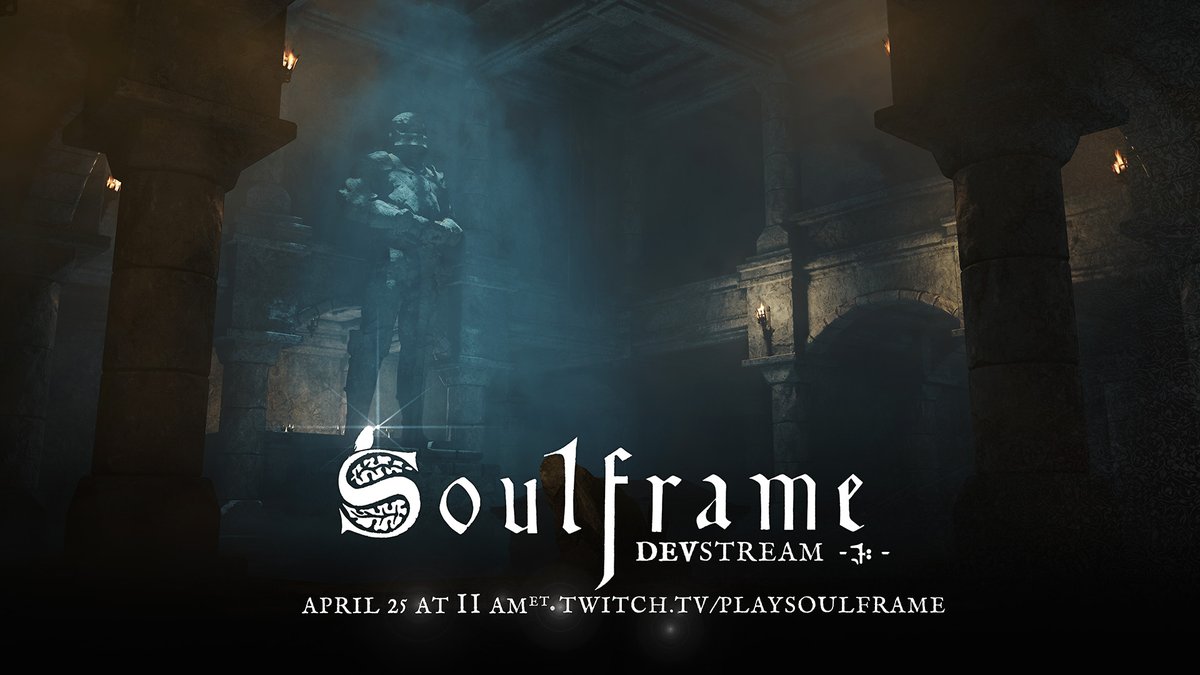 Soulframe Devstream 7 heads outdoors to gather 'round the fire on April 25 at 11 a.m. ET!

For the first time, watch for 30 mins. to earn a Twitch Drop containing your very own Soulframe: Preludes access key. Learn more and link your Twitch account today: bit.ly/3EpiBmi