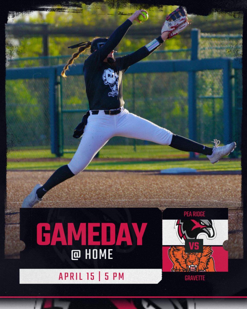Conference Game Day! Come watch your Pea Ridge Blackhawks take on the Gravette Lions at home! Varsity starts at 5 pm with JV to follow.