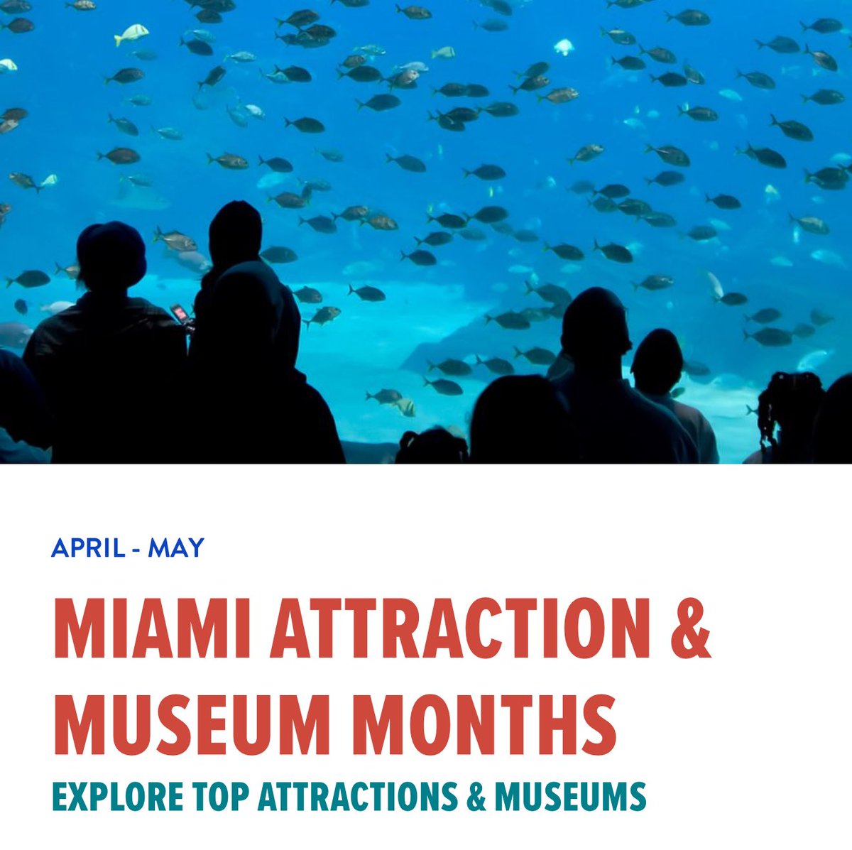FYI: Local museums and attractions have deals now through May 31

- Vizcaya: BOGO 50% off
- Frost Science: $5 off (thru 5/23)
- Zoo Miami: 50% off admission
- HistoryMiami: BOGO free 
- PAMM: BOGO free
- Museum of Sex: BOGO free

miamiandbeaches.com/deals/attracti…