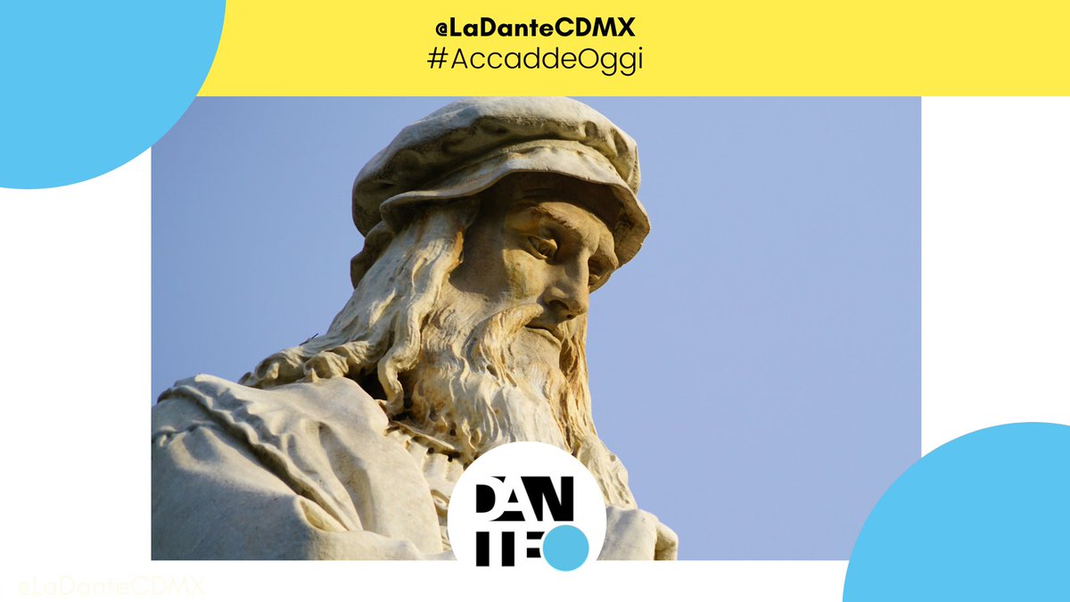 🗓️ #AccadeOggi | 15 aprile 1452
Nace uno de los genios más grandes de la historia: #LeonardodaVinci🎨🛠️🧠

Pintor, inventor, científico, anatomista… y soñador sin límites.