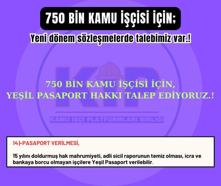 Kamuda SonSöz İşçide
VergiYükü Sadeceİşçide
#Kamuişçileri
#zordayizgecinemiyoruz 
<a href="/dbdevletbahceli/">Devlet Bahçeli</a>
<a href="/turkiskonf/">TÜRK-İŞ</a> 
<a href="/Yolissendikasi/">YOL-İŞ Sendikası</a> 
<a href="/isikhanvedat/">Prof. Dr. Vedat Işıkhan</a> 
<a href="/ErbakanFatih/">Dr. Fatih Erbakan</a>
<a href="/hakiskonf/">HAKİŞ KONFEDERASYONU</a>
YETKİLİ SENDİKA GÖREVE!!!!
İŞÇİNİN SESİNE KULAK VERİN!!